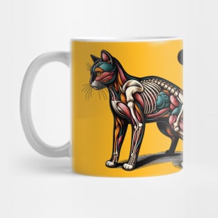 cat anatomy Mug